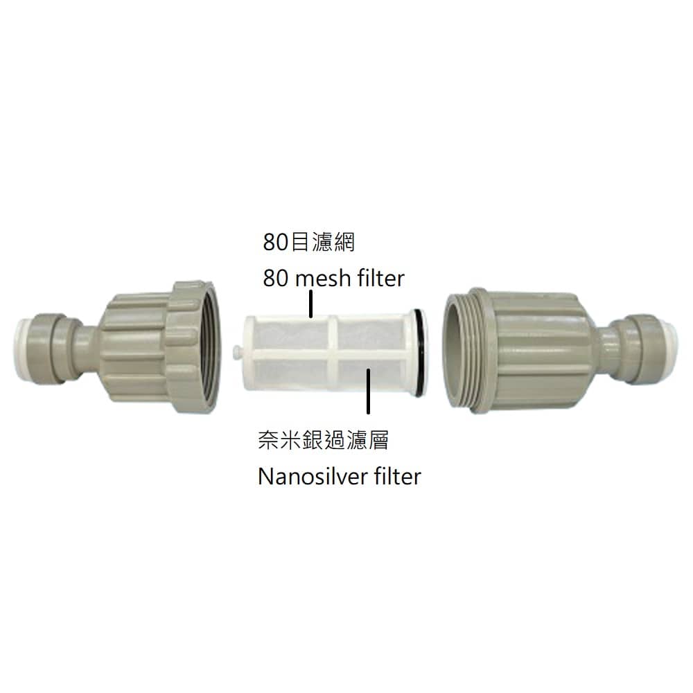 Coarse filtration antibacterial filter
