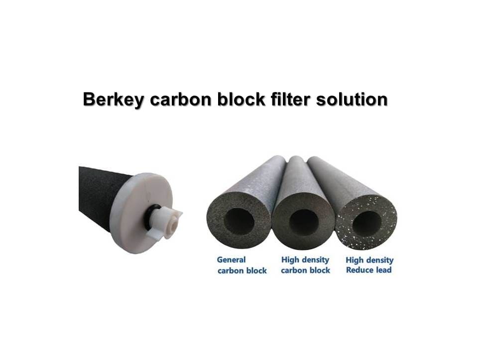high density activated carbon block water filter replacement