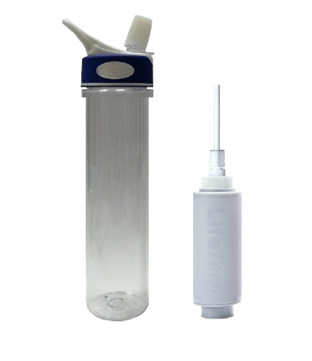 450 liter pocket water filter bottle